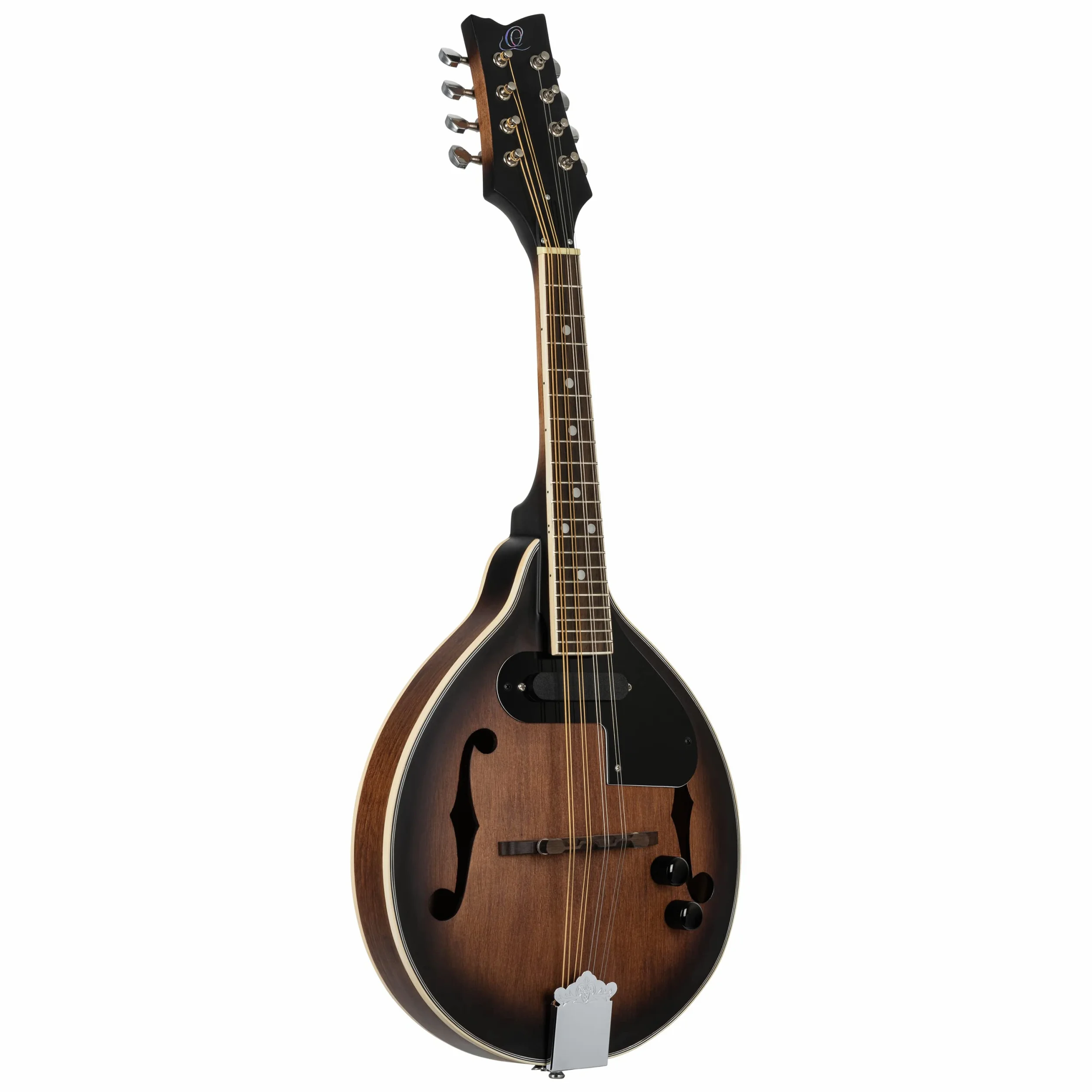 Ortega Guitars A-Style Mandoline Elektro-Akustisch – F-Holes – Americana Series – Fichte / Ahorn, Braun (RMAE30-WB)