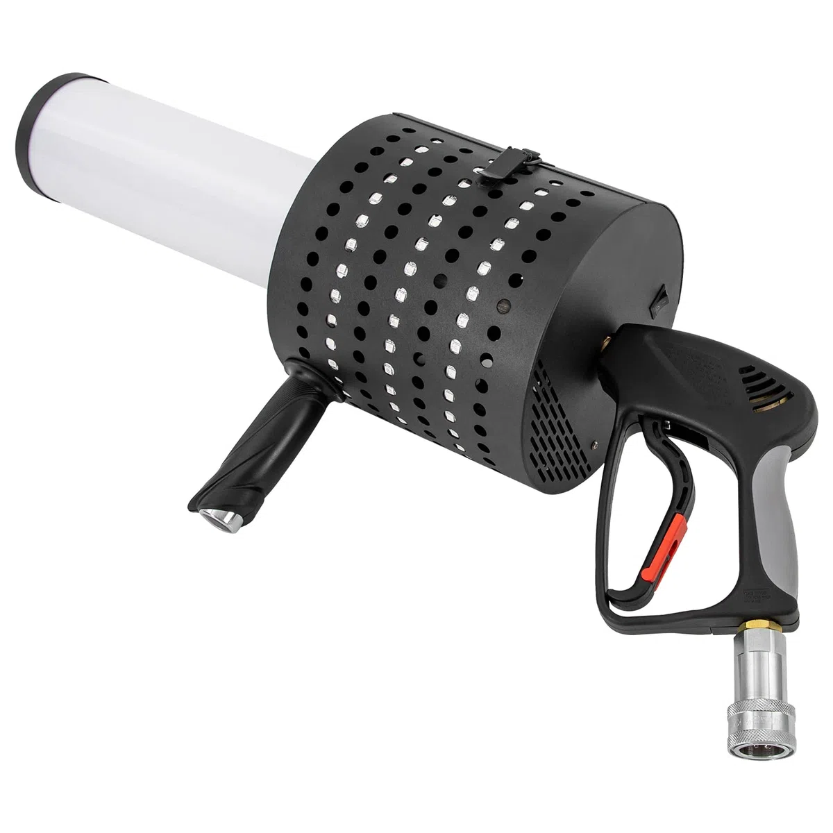 Konfettikanone Elektrisch, 220V Handgeführte Konfetti Maschine, 7 Farben CO ₂ Professionelle Konfetti Maschine, LED Nebel Farbe Papier Jet Maschine für KTV Familientreffen Hochzeit Geburtstag