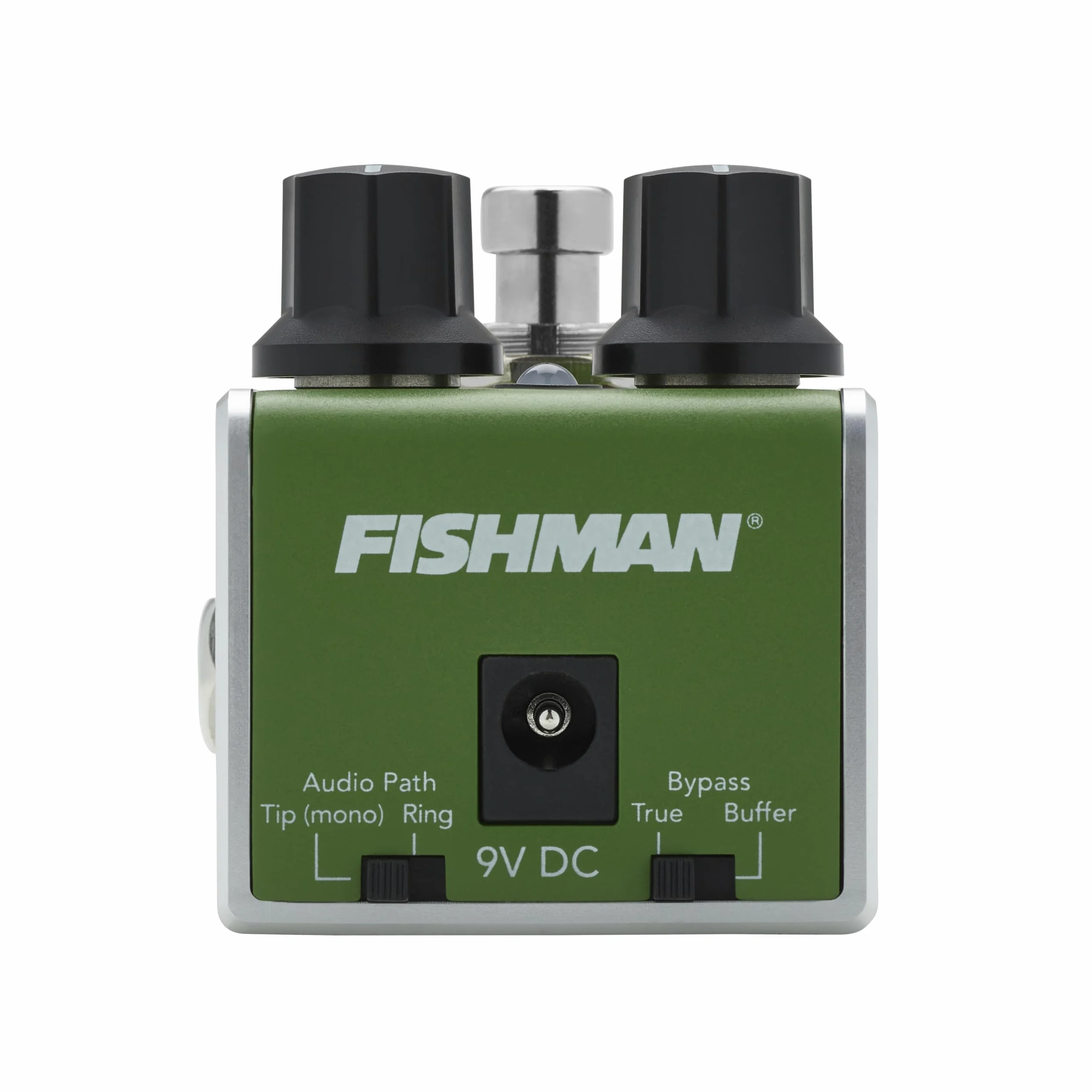 FISHMAN AFX AcoustiComp Pedal, Mini Compressor, grün