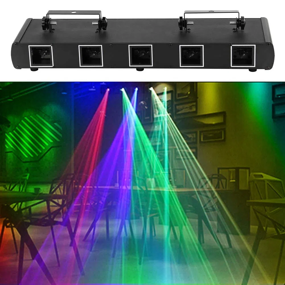 Stroboskop Disco Licht, UKing 4 in 1 RGBW lichteffekte, LED-Projektor Karaoke DJ Perform für Bühnenbeleuchtung für Zuhause Party Dancing Thanksgiving KTV Birthday