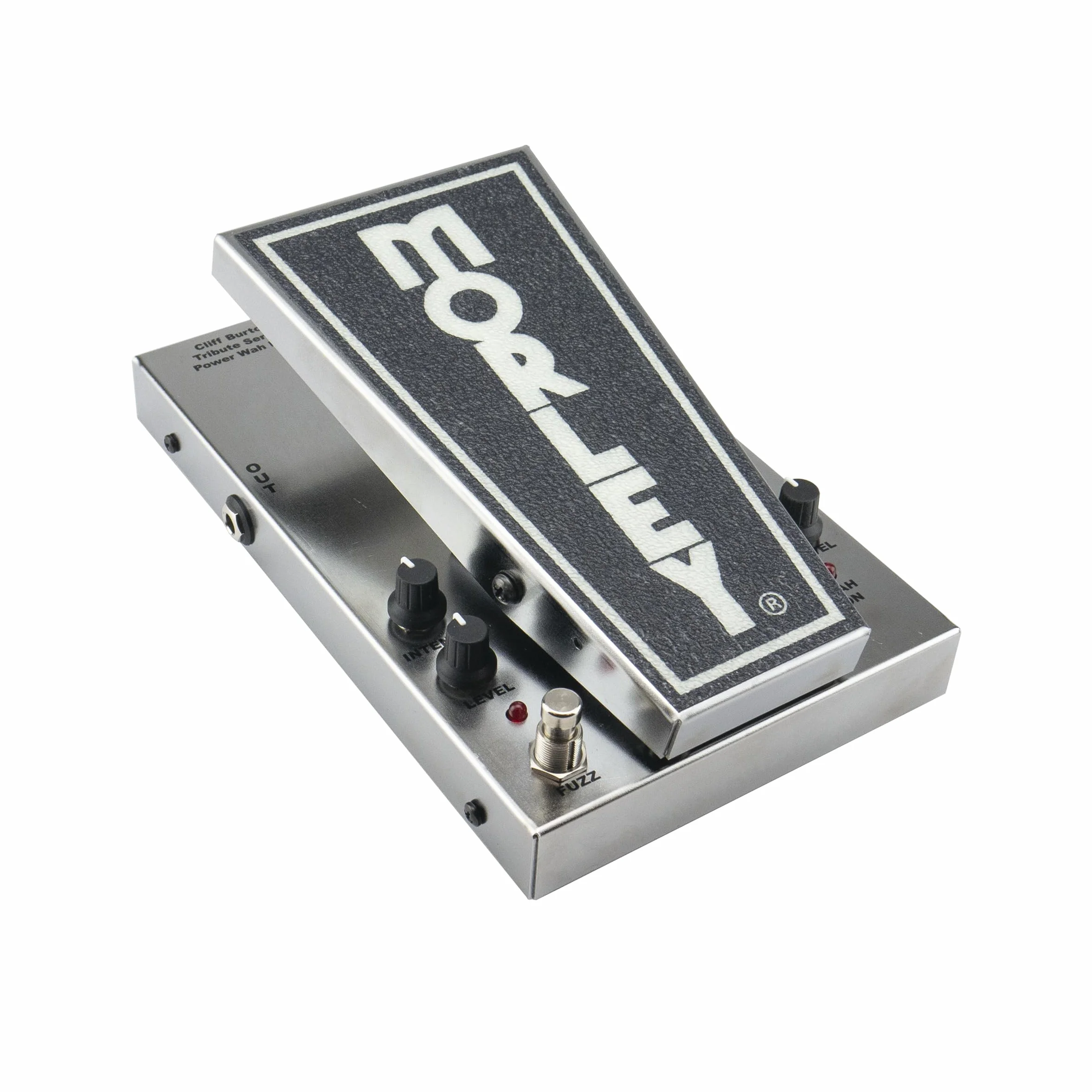 Morley PFW1 Cliff Burton Power Fuzz Wah, schwarz-silber