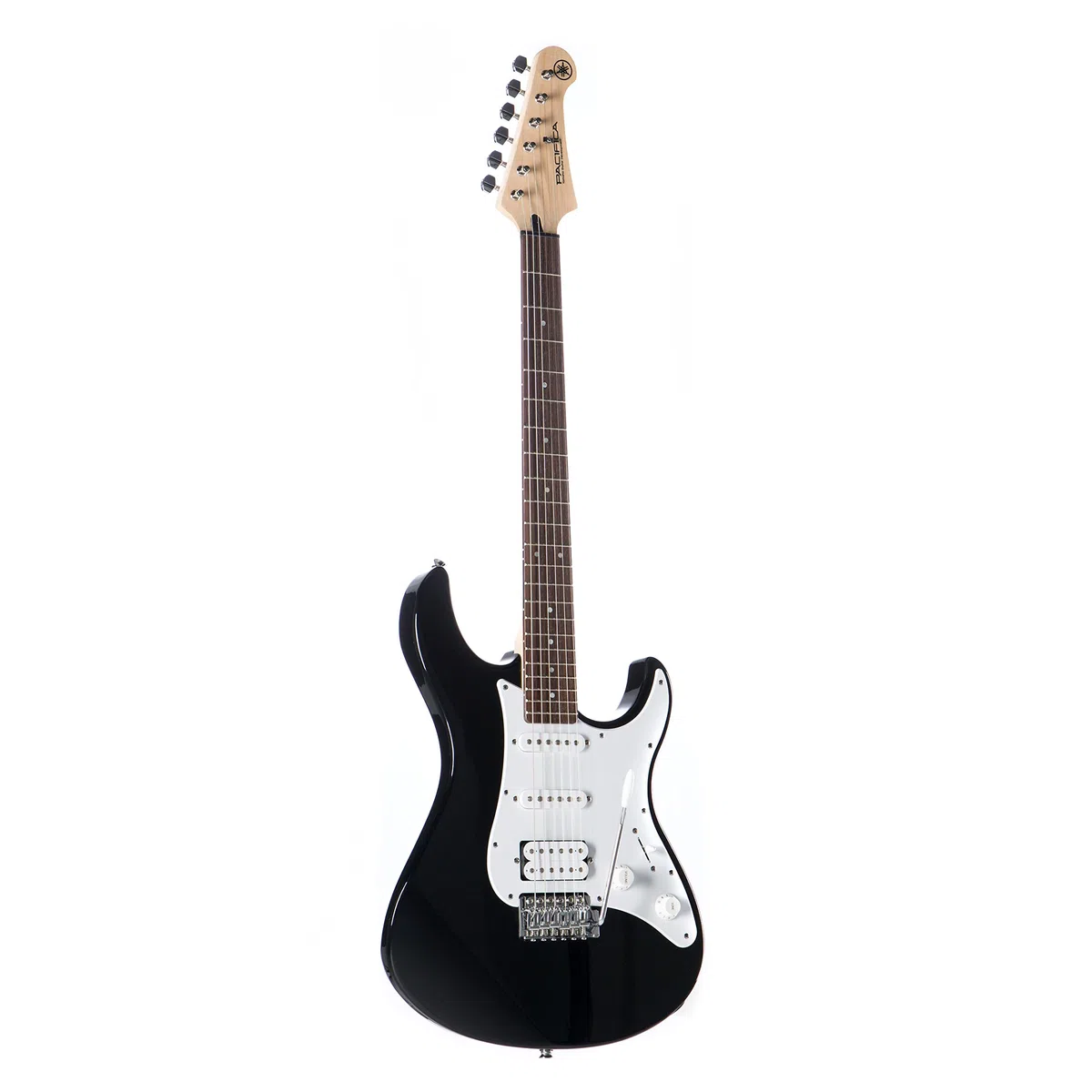 Yamaha Pacifica 012 BL E-Gitarre schwarz – Hochwertige Elektrogitarre für Einsteiger in elegantem Design – 4/4 Gitarre aus Holz