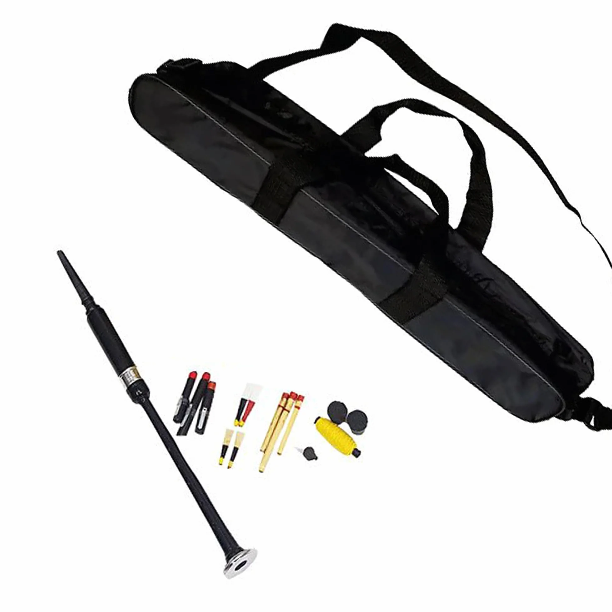 Great Highland Dudelsack – Silberne Halterungen, natürliches Palisander, volle Größe, spielbar, mit kostenlosem Buch und Tragetasche
