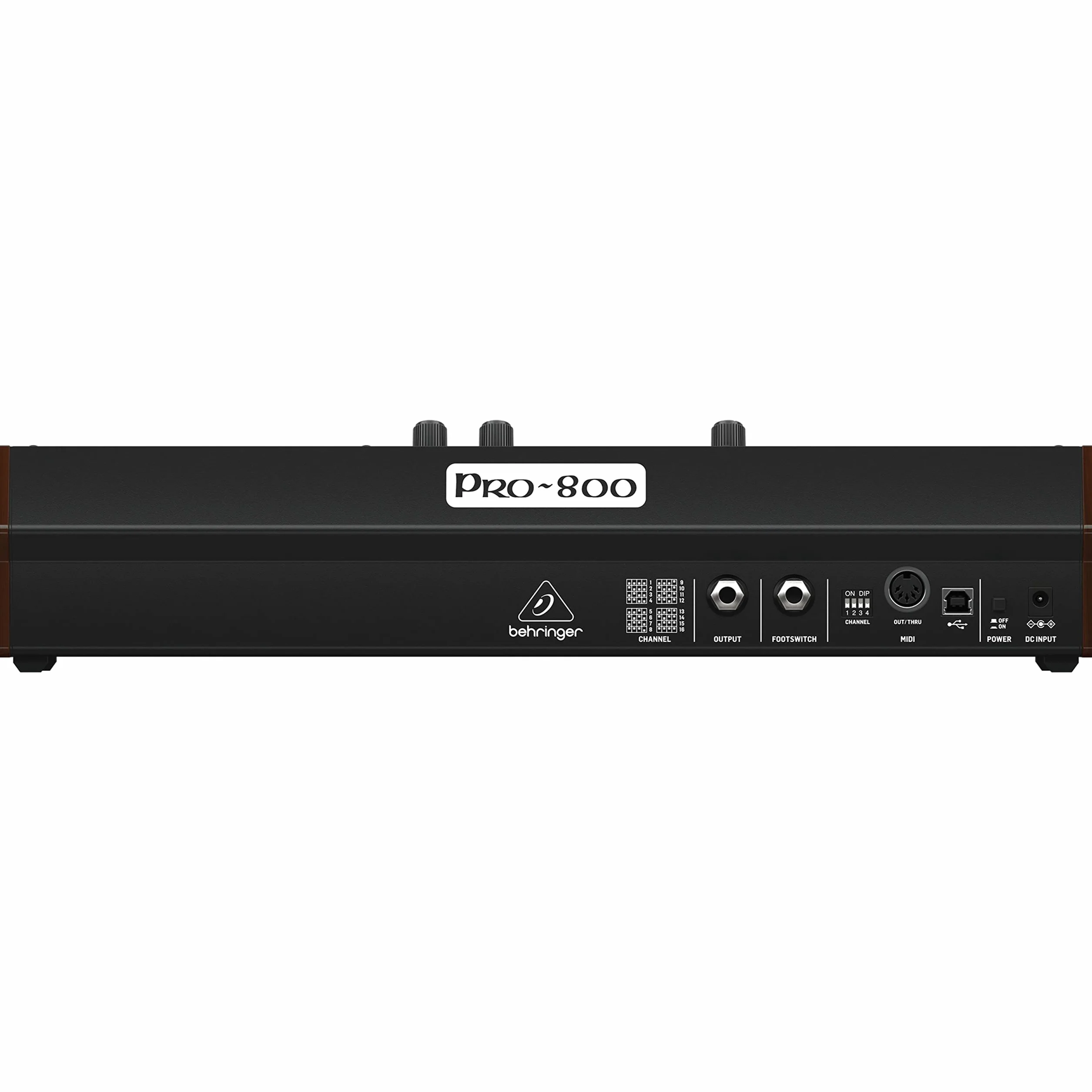 Behringer PRO-800 Klassischer analoger 8-stimmiger polyphoner Synthesizer mit 2 VCOs, klassischem VCF, Arpeggiator, Sequenzer und 400 Programmspeichern im Eurorack-Format