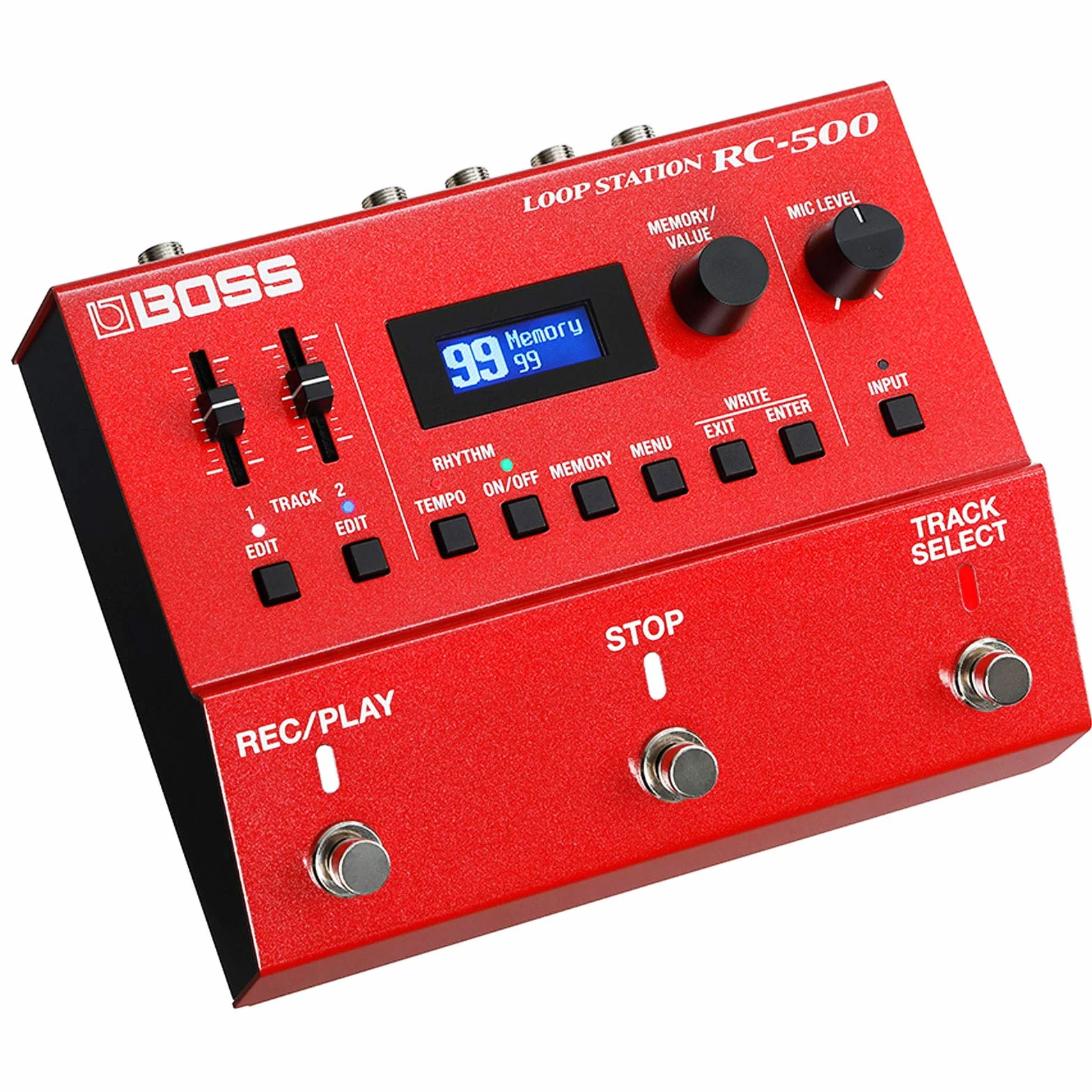 Boss RC-500 2-Spur Loop Station Looper Effekt Pedal + keepdrum 9V Netzteil