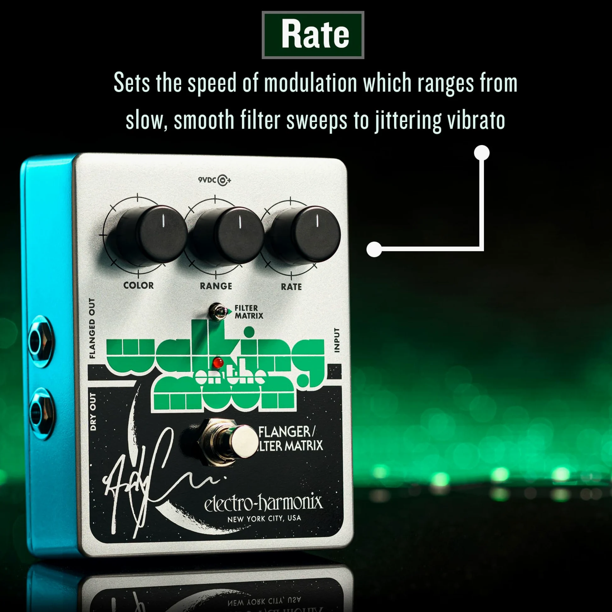 Electro Harmonix Andy Summers Walking On The Moon Flanger - Modulations Effektgerät für Gitarren