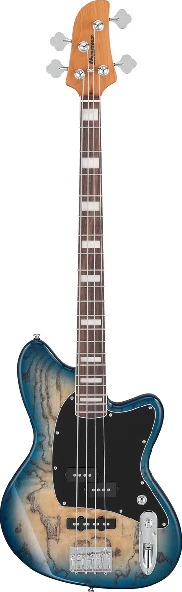IBANEZ Talman Series 4-Saiten-Bassgitarre, Dynamix P+J Tonabnehmer, Cosmic Blue Starburst