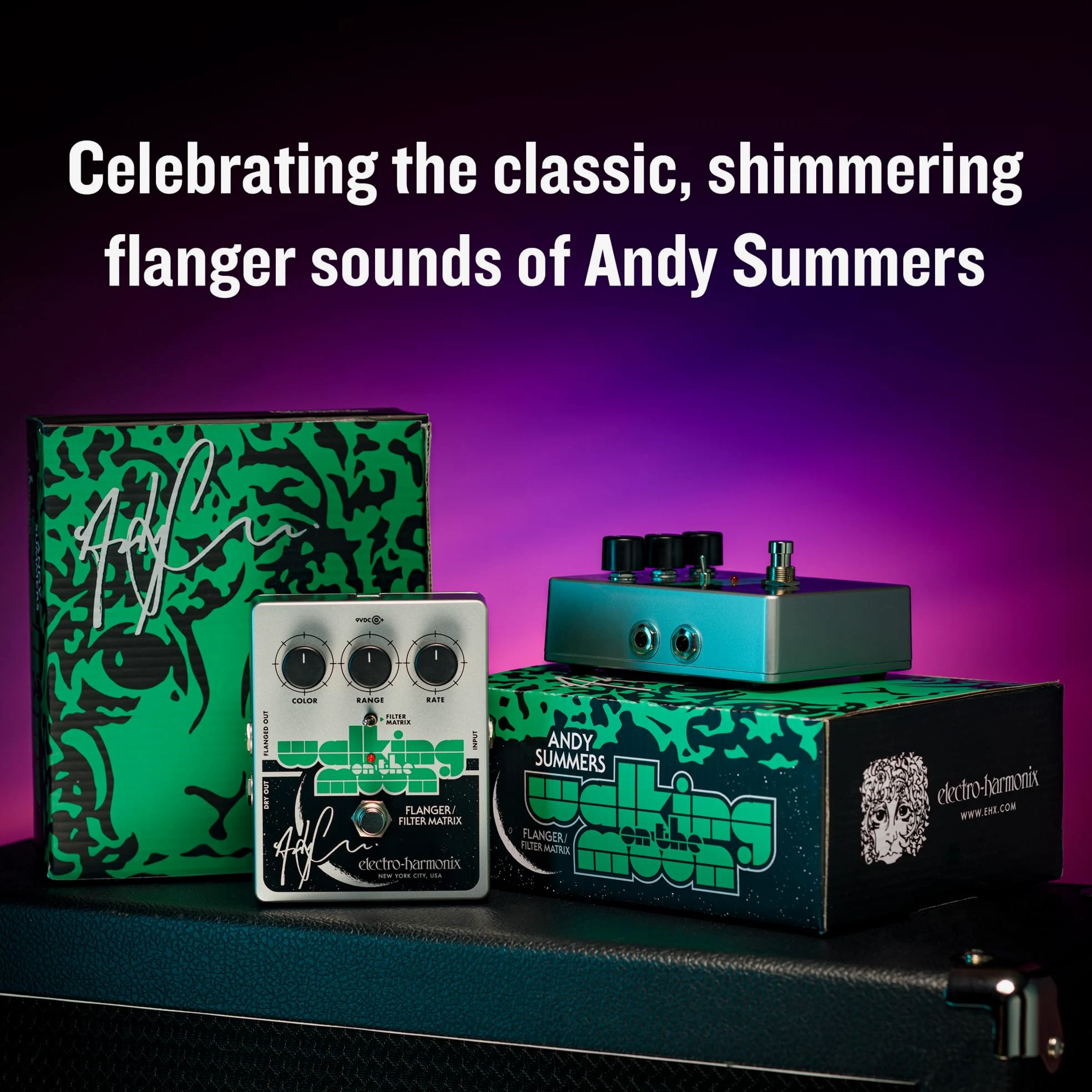 Electro Harmonix Andy Summers Walking On The Moon Flanger - Modulations Effektgerät für Gitarren