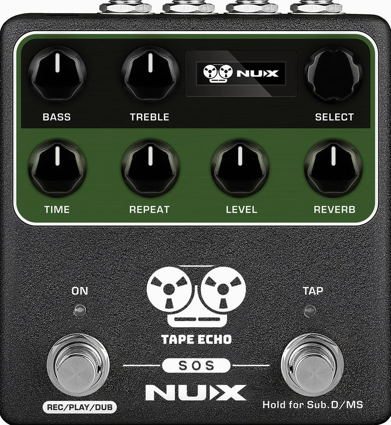 NUX -NDD7 - Tape Echo Pedal mit Midi, Grün
