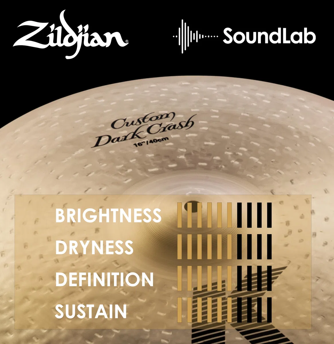 Zildjian K-Custom Dark Crash 16"
