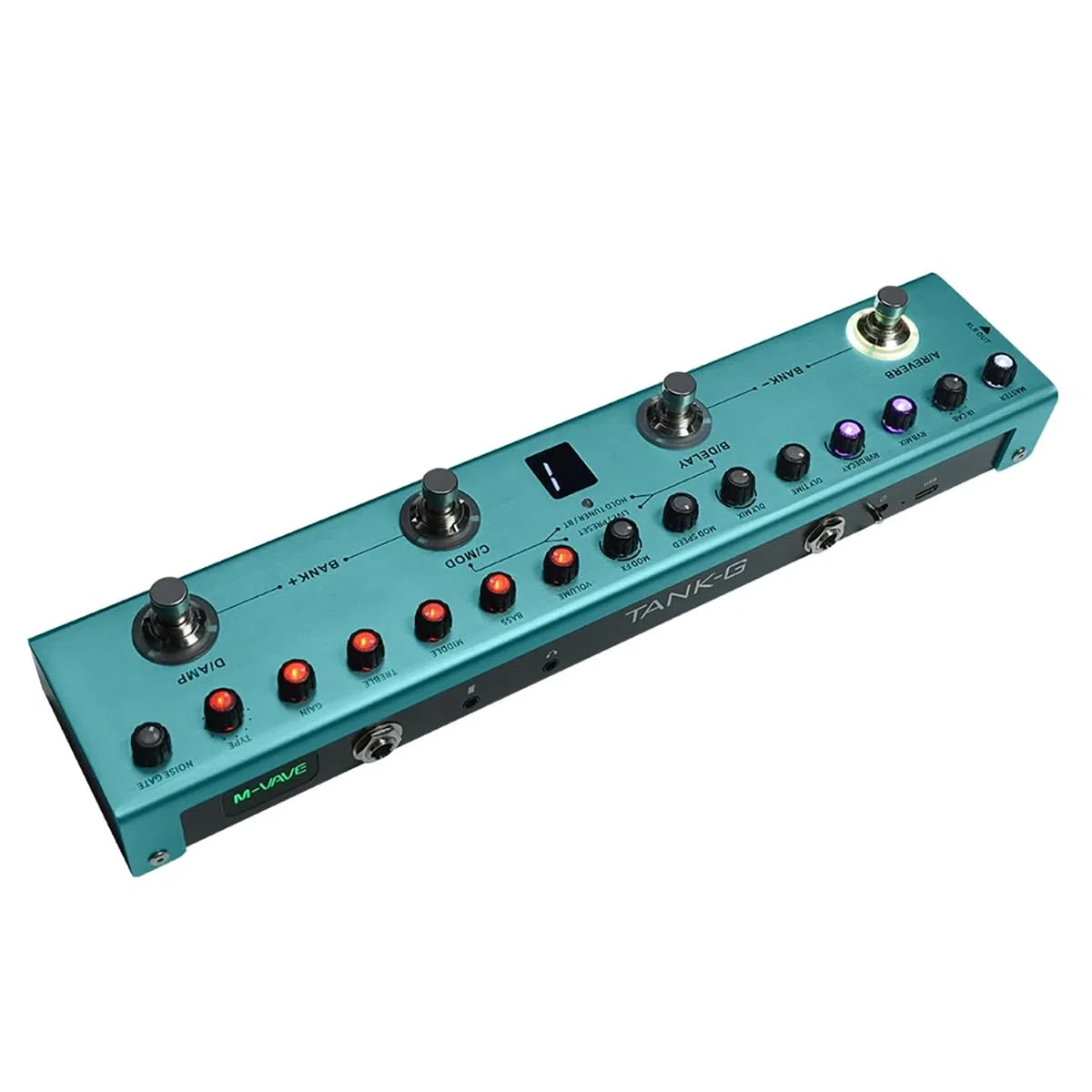 M-Vave Tank G - Guitar-Multi-Effekte, 36 Presets, XLR-output