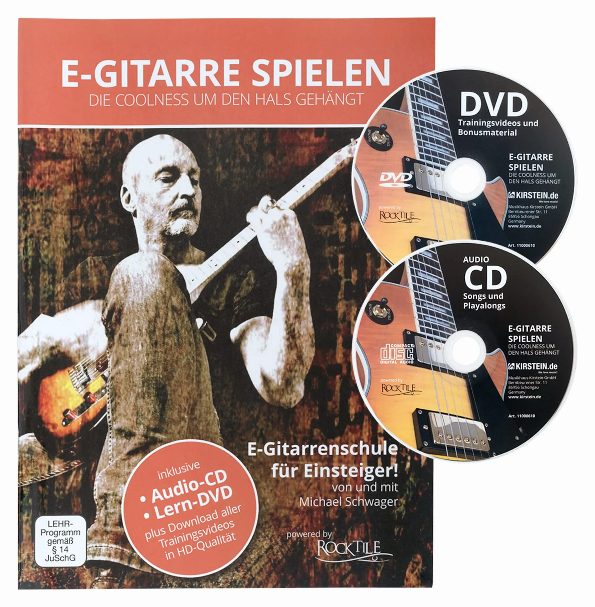 Rocktile Sphere Junior E-Gitarre 3/4 Schwarz Starter Set