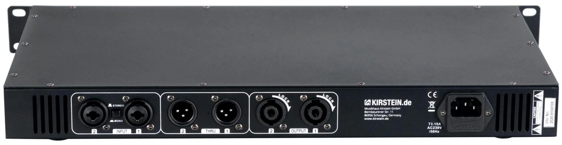 Pronomic P-152E MKII Endstufe - 2-Kanal Endstufe - Leistung RMS/4 Ohm: 2x 150 Watt - Besonders geeignet für Monitor-Betrieb oder Studio/HiFi- 1HE - Schwarz