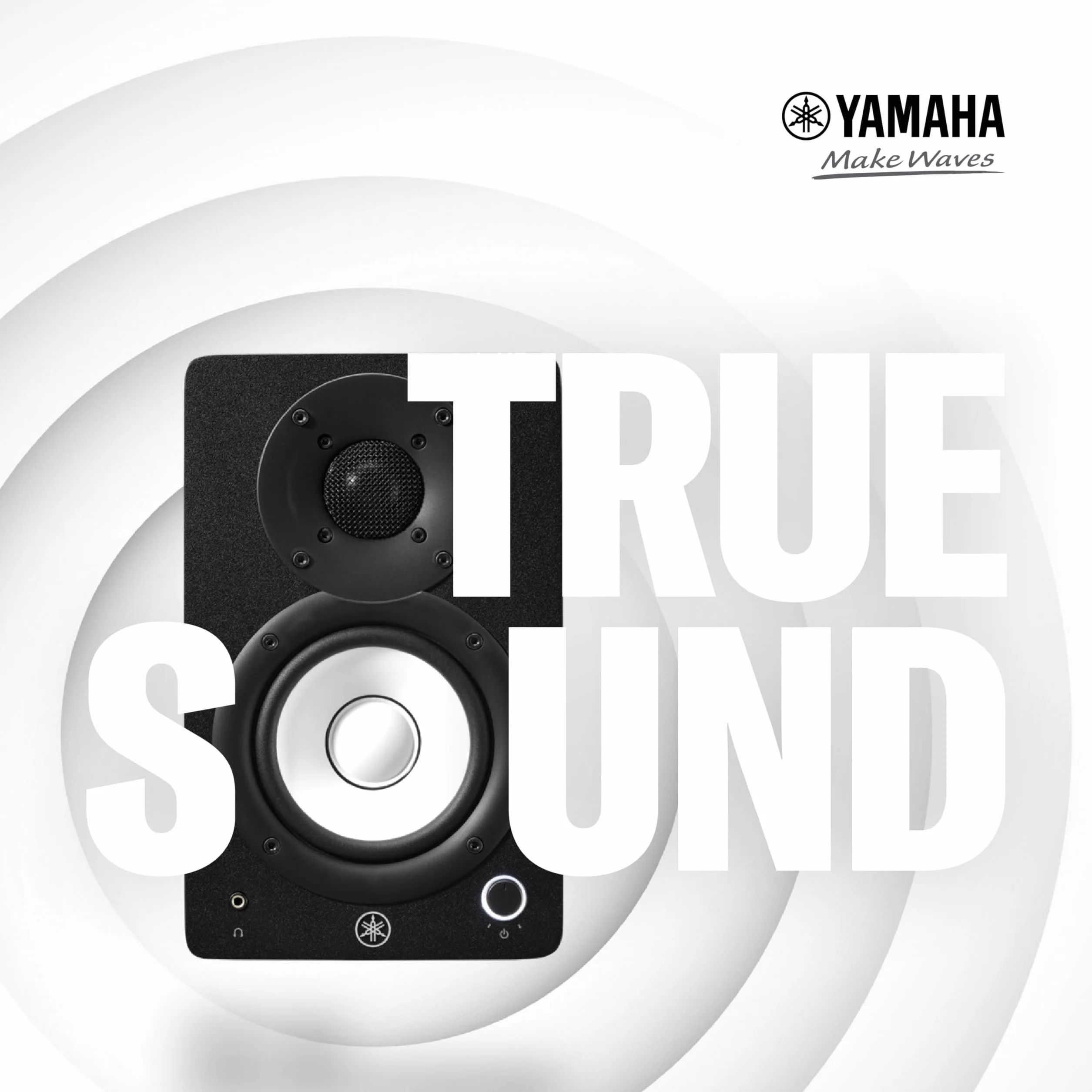 Yamaha HS4 Studiomonitore – Paar, Aktivlautsprecher, 2-Wege, Bassreflex 4.5", 52W, Hohe Qualität, Flacher Frequenzgang, Raumsteuerung, Musikproduktion, Inhaltserstellung, Videobearbeitung – Schwarz