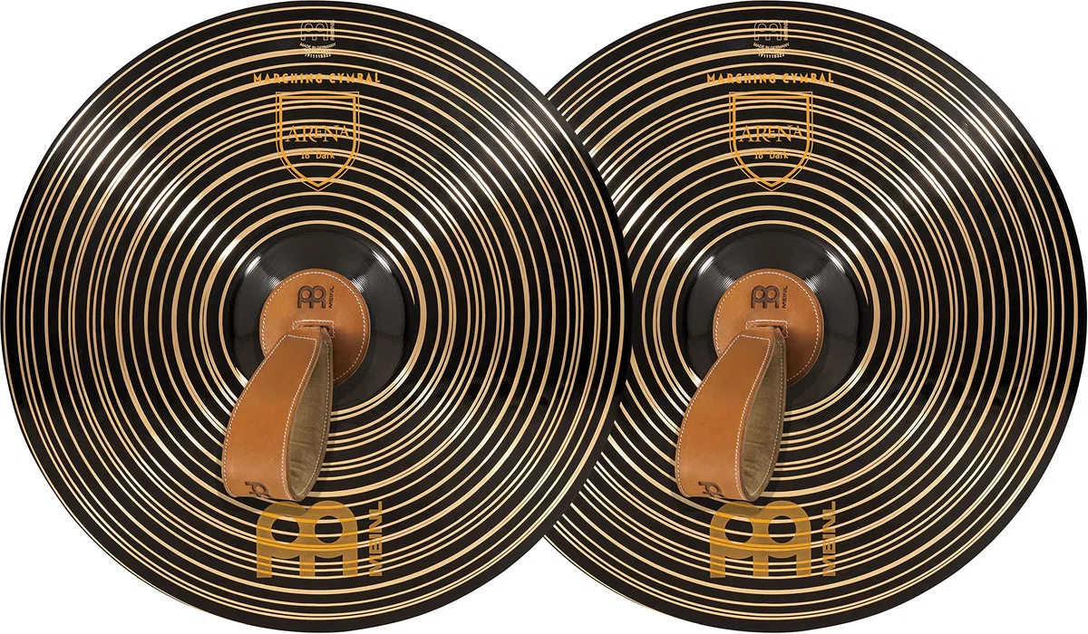 Meinl Cymbals Arena Marching Becken - 18 Zoll (45,7 cm) Marschbecken inklusive Halteriemen (MA-AR-18DA)
