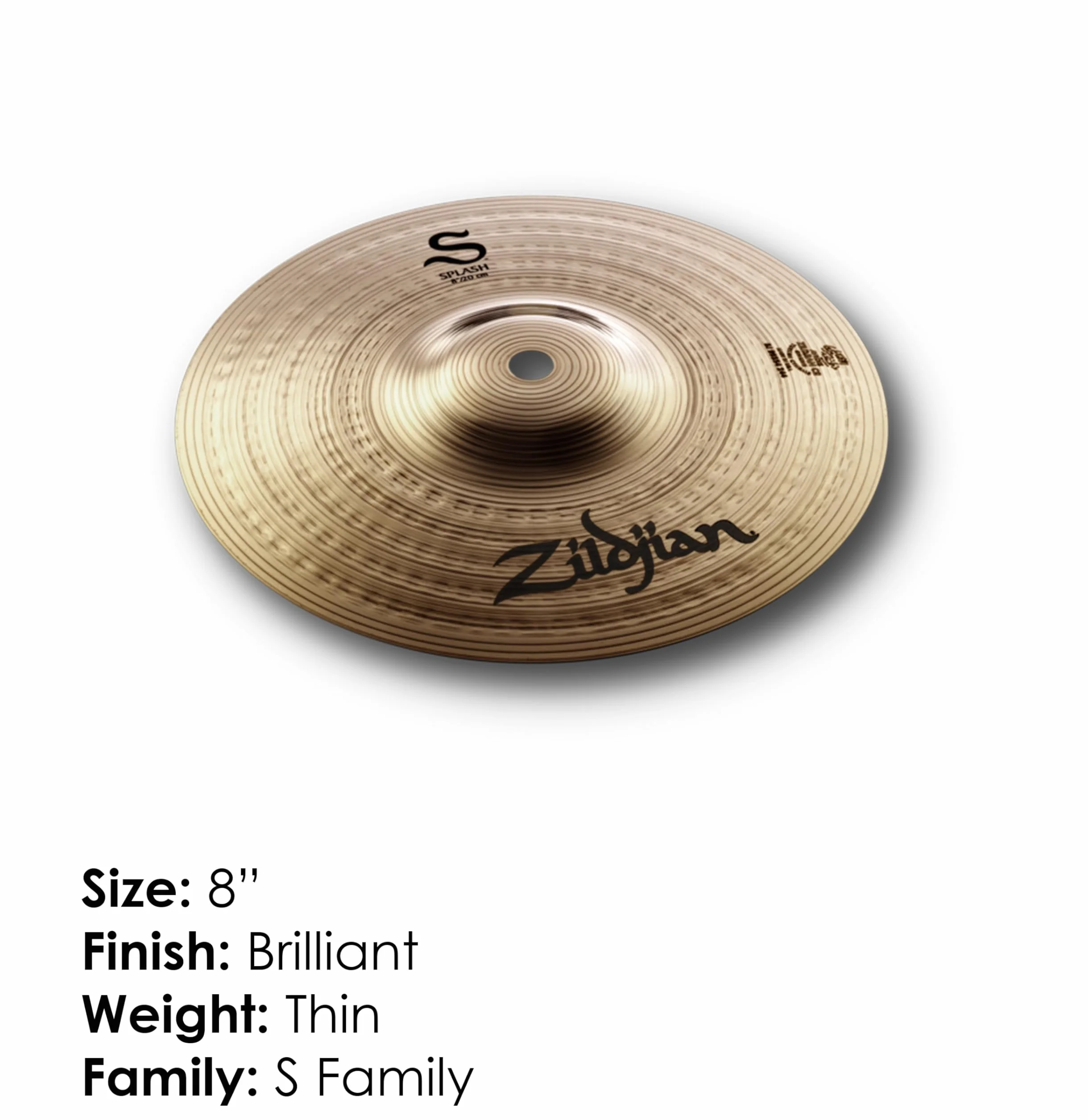 Zildjian S Family Series - 8" Splash Cymbal