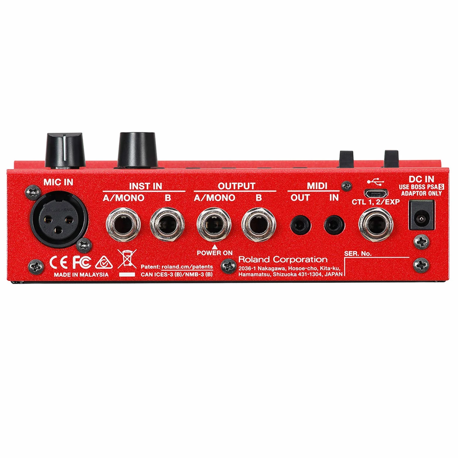 Boss RC-500 2-Spur Loop Station Looper Effekt Pedal + keepdrum 9V Netzteil