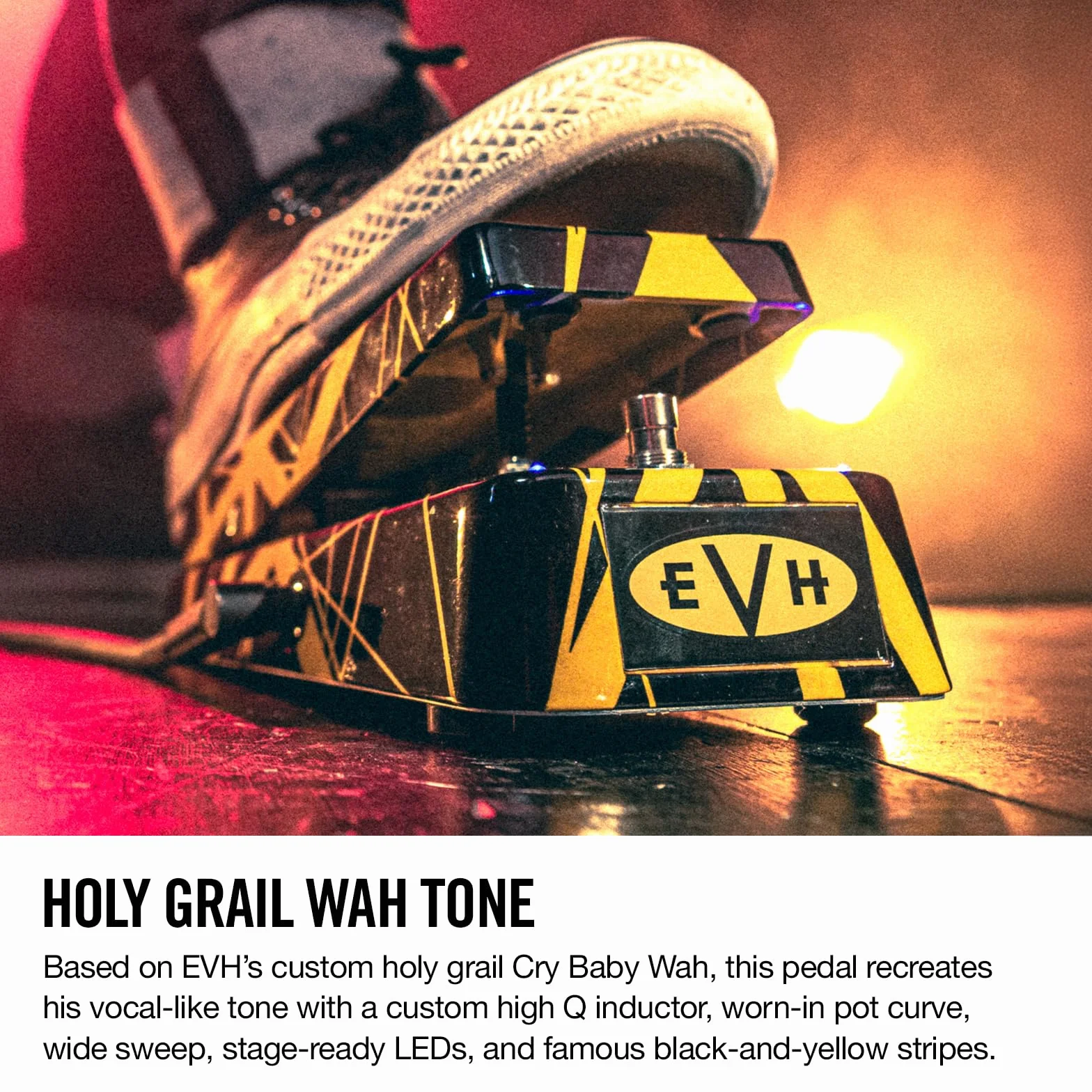 JIM DUNLOP - EVH-WAH - Cry Baby Eddie Van Halen schwarz