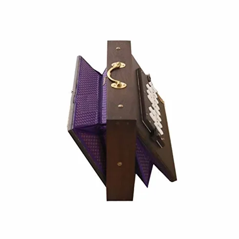 FASHERATI Shruti Box, 13 Noten: C C# D D# E F F# G G# A A# B C, Teakholz, Konzertqualität, braun, inklusive Etui
