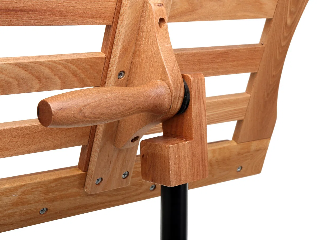 Cantabile Holz Orchesterpult (Notenpult, Notenständer, Höhe 93 bis 134 cm einstellbar) natur