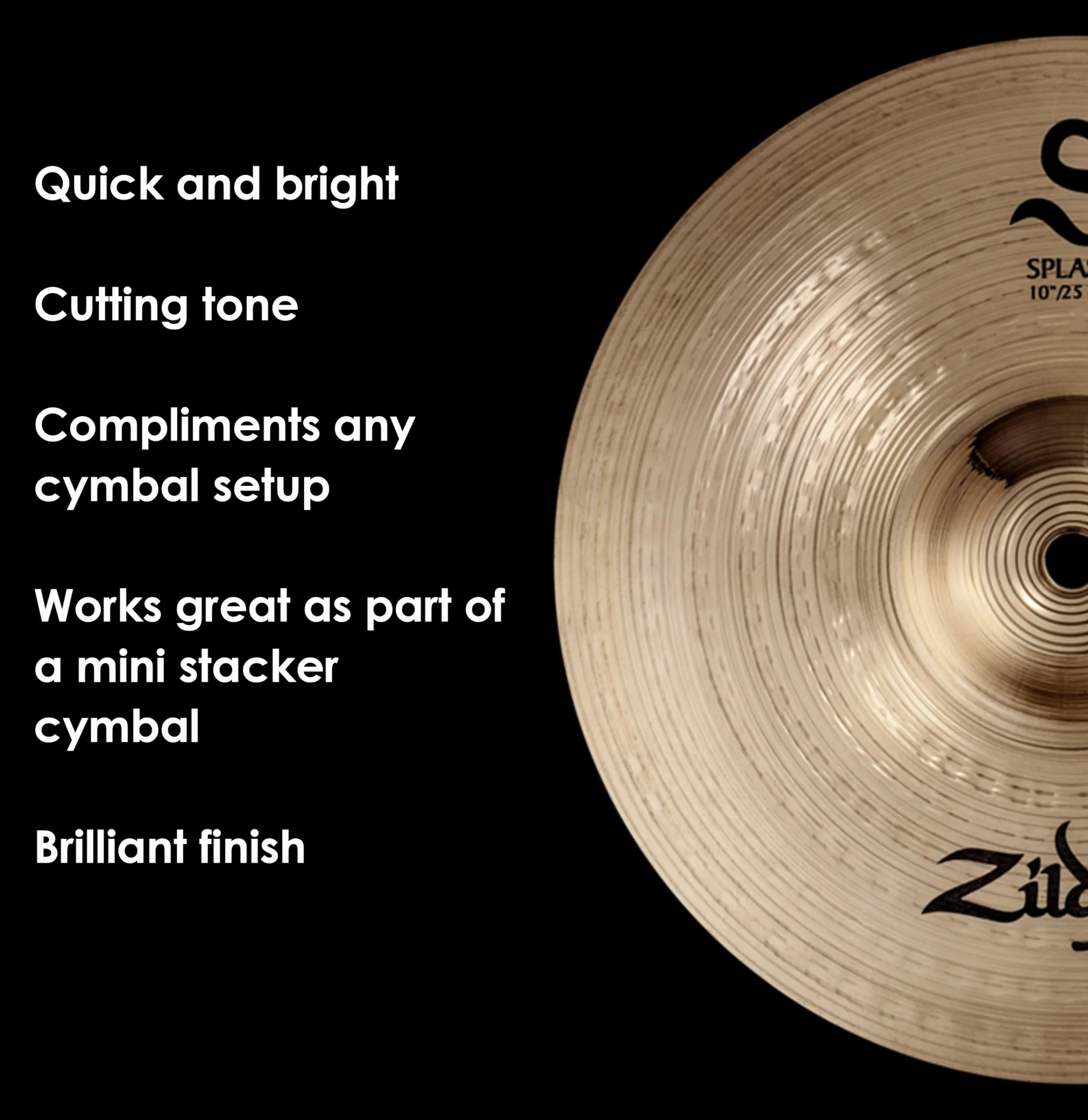 Zildjian S Family Series - 10" Splash Cymbal