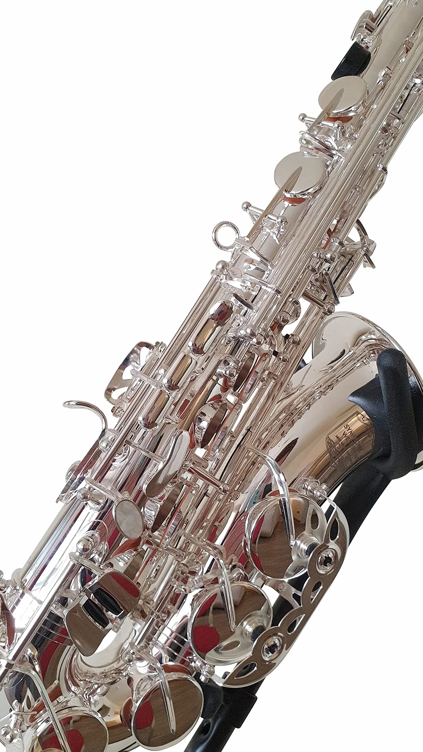 Altsaxophon, echt versilbert, inkl. Luxus-Hartschalenkoffer und Zubehör, Neu, Design Altsaxofon, Saxophon Alt