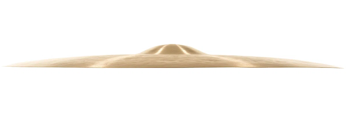 Meinl Cymbals Byzance Jazz Ride Extra Thin 22 Zoll (Video) Schlagzeug Becken (55,88cm) B20 Bronze, Traditionelles Finish (B22JETR)