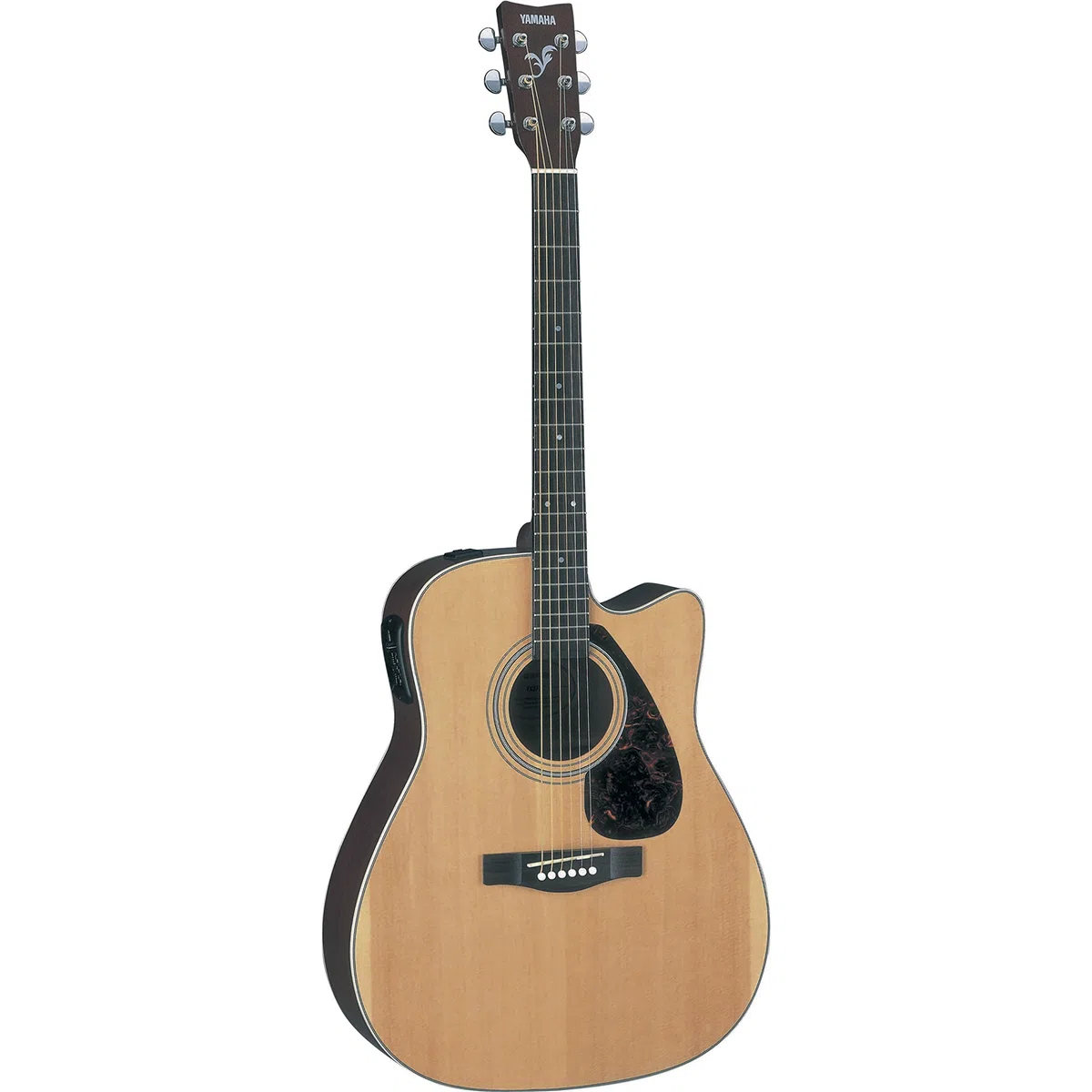 Yamaha FX370C Elektroakustische Gitarre mit Cutaway: natur