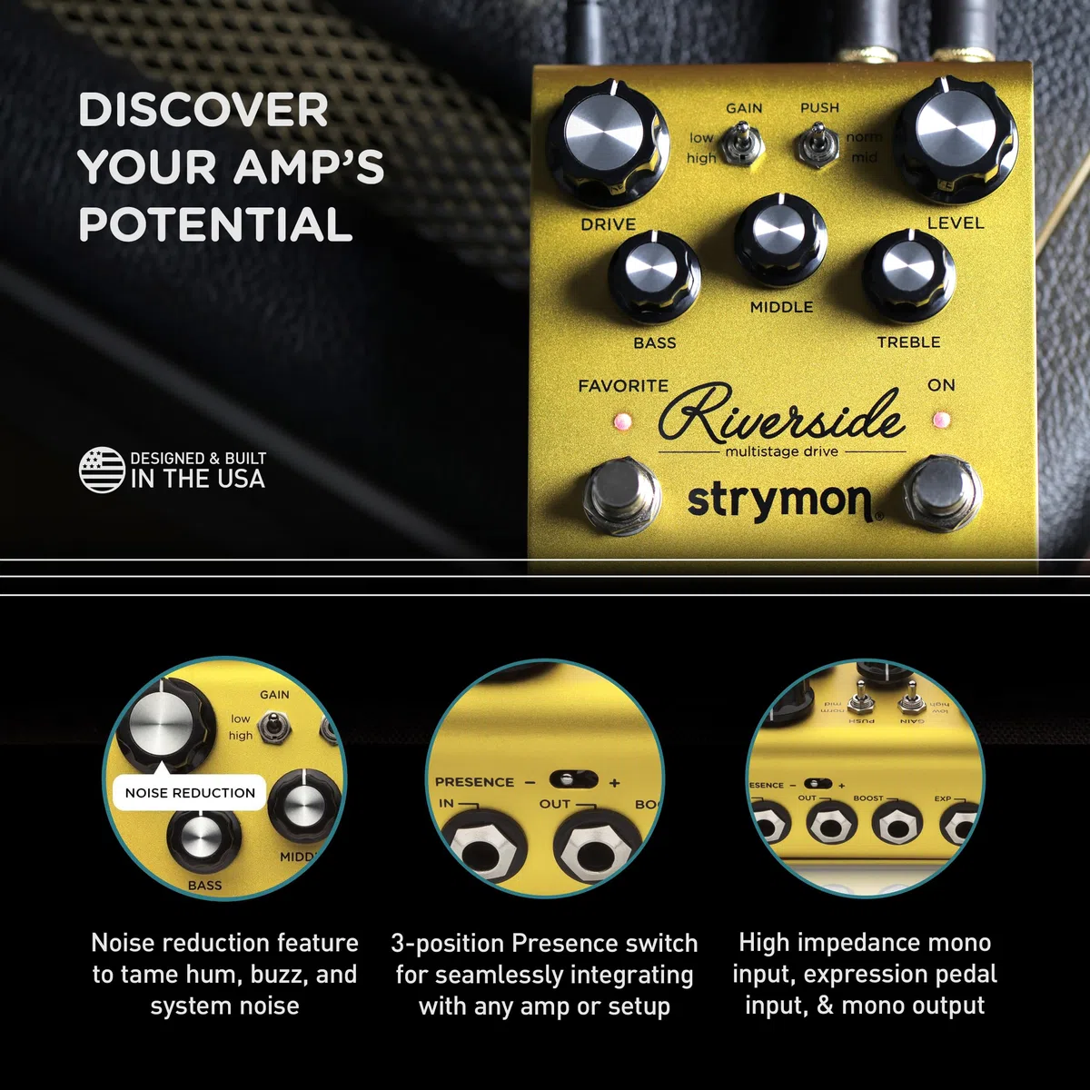 Strymon Riverside Multi-Stage-Drive-Effektpedal