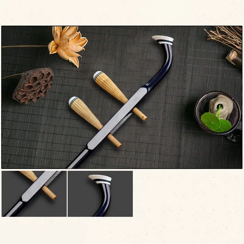 Chinesische Geige, Erhu, traditionelle nationale Musikinstrumente zum Üben und für Bühnenauftritte