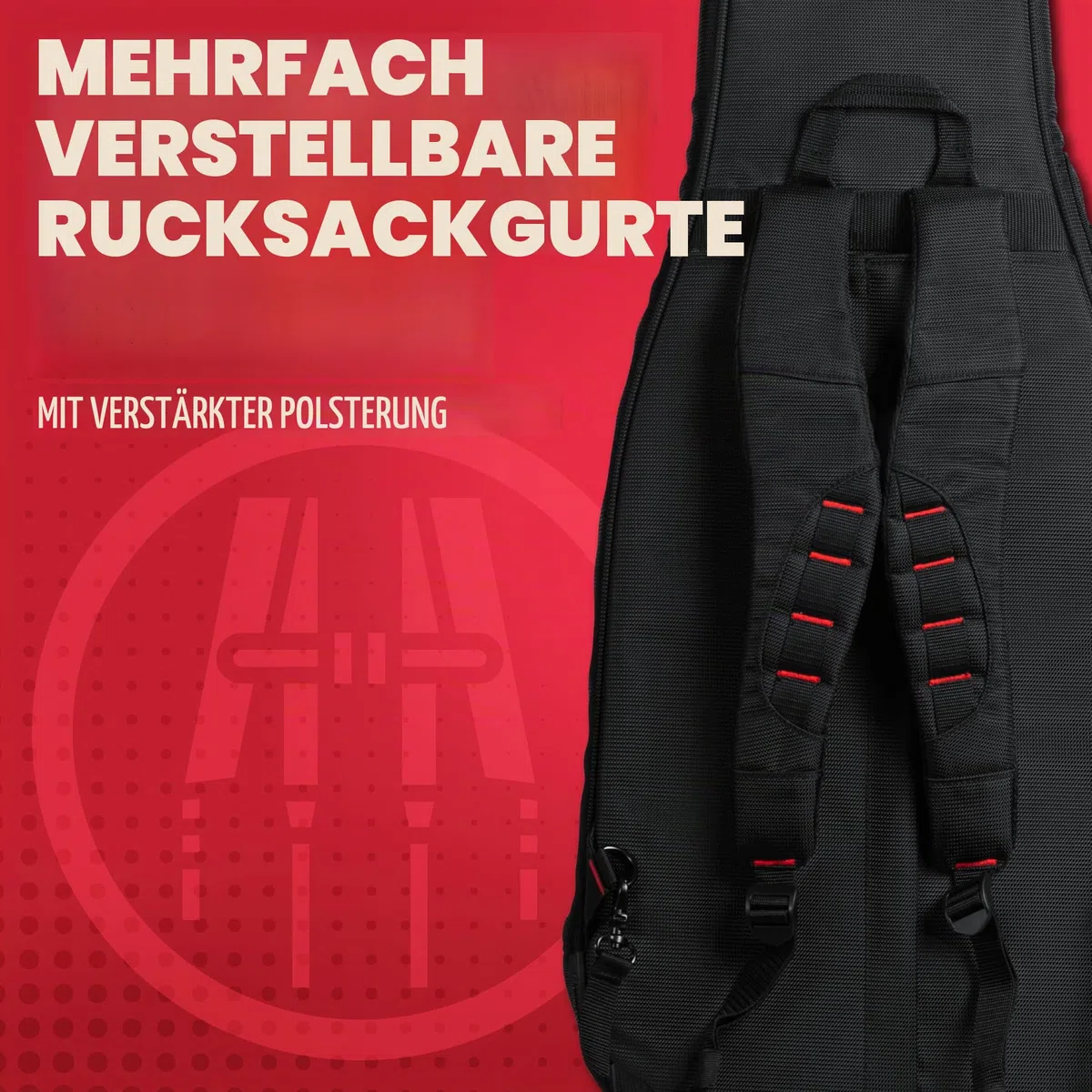 Gator Cases Pro-Go Ultimate E-Gitarren-Gigbag; passend für Standard E-Gitarren, schwarz (G-PG Electric)
