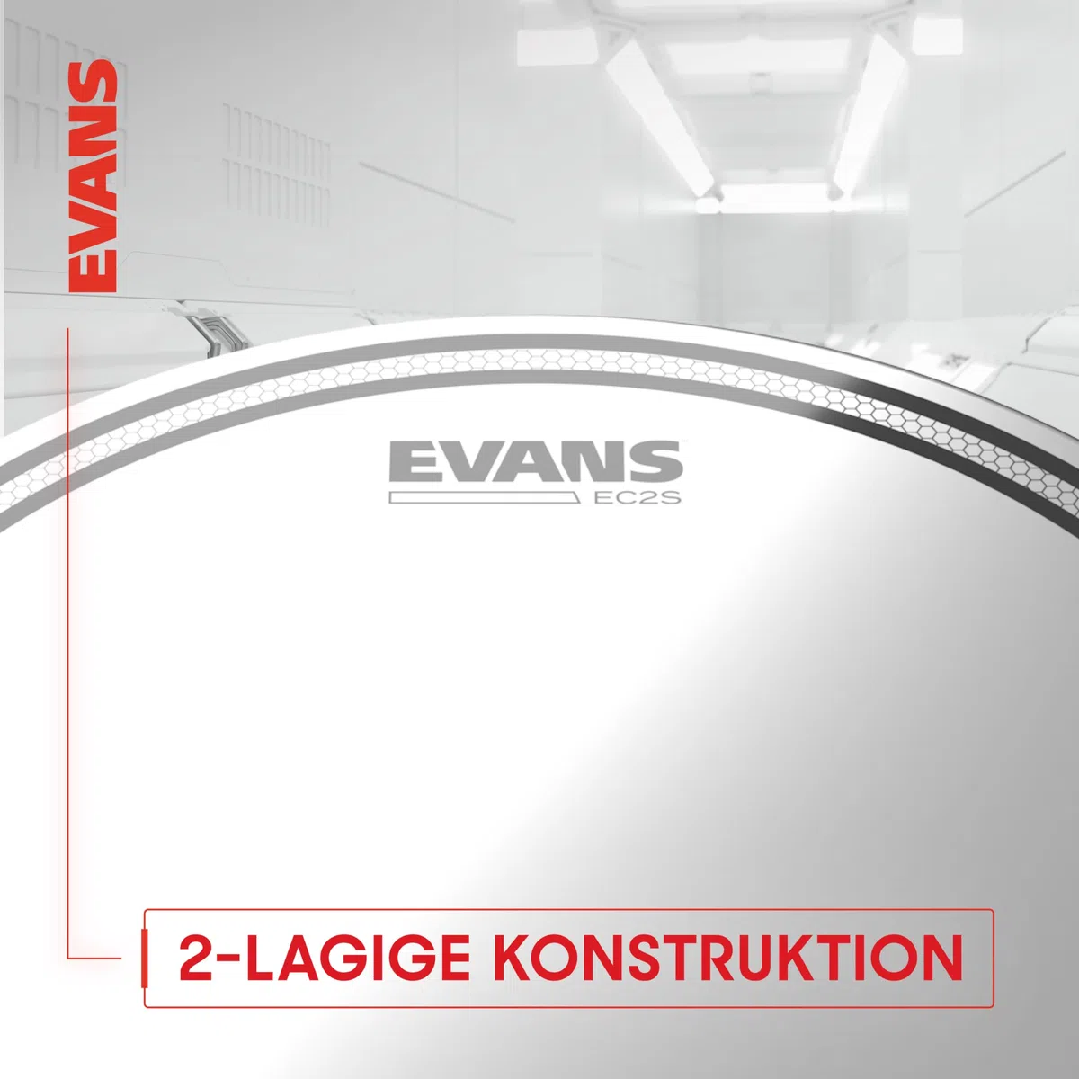 Evans G2 2-Lagen Tom Drum Felle Fusion Tompack beschichtet 10 12 14 Zoll