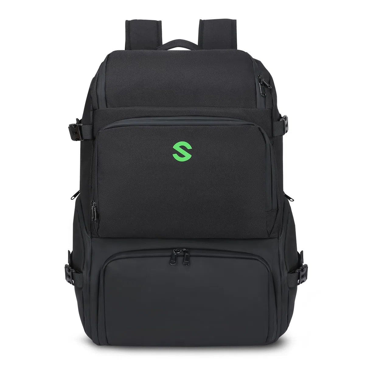 SAVIOUR DJ-Zubehör-Transportpaket, große Ausrüstungstasche für Solo-Musiker, DJ-Ausrüstung, Mikrofonständer und Kabel, robuster Gig-Rucksack