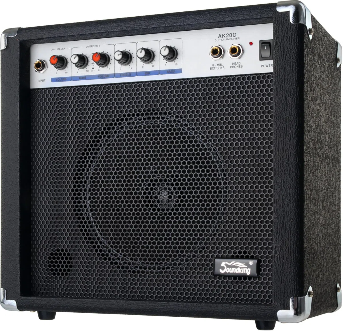 Rocktile Warhead E-Gitarre Set AK20G - Korpus aus Linde, Griffbrett aus selektiertem Hartholz - Set inkl. 60W Combo-Verstärker & Instrumentenkabel 3m – Ideal für Rock, Metal & mehr – Schwarz