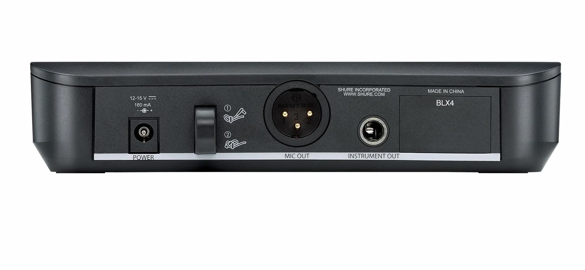 Shure BLX24/SM58 UHF Wireless Mikrofonsystem - Perfekt für Kirche, Karaoke - 14-Stunden Akkulaufzeit, 100m Reichweite | Enthält SM58 Handheld Vocal Mikrofon, Single Channel Empfänger | K3E Band