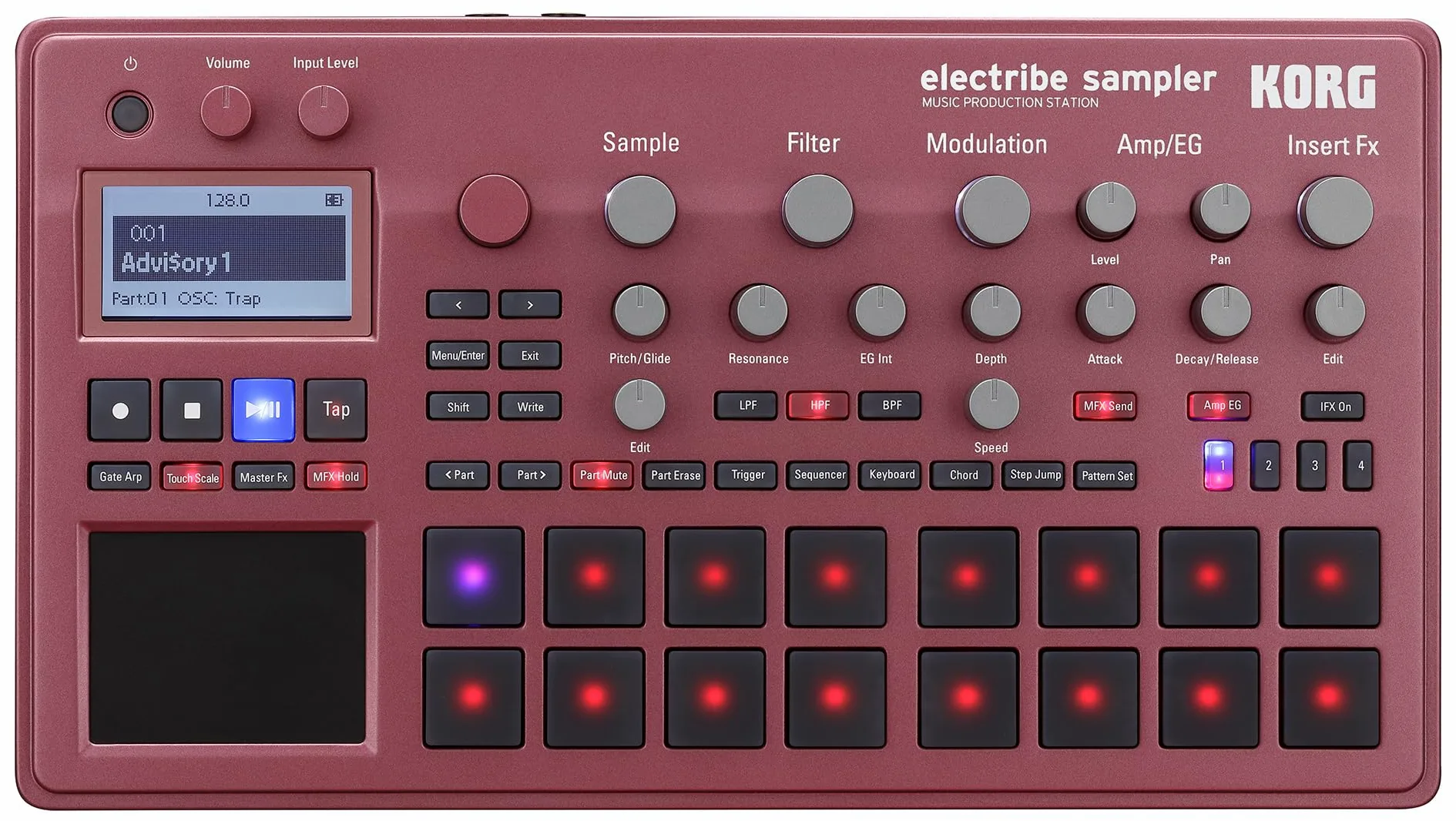 Korg ESX2 Electribe Sampler Produktionsstation Rot