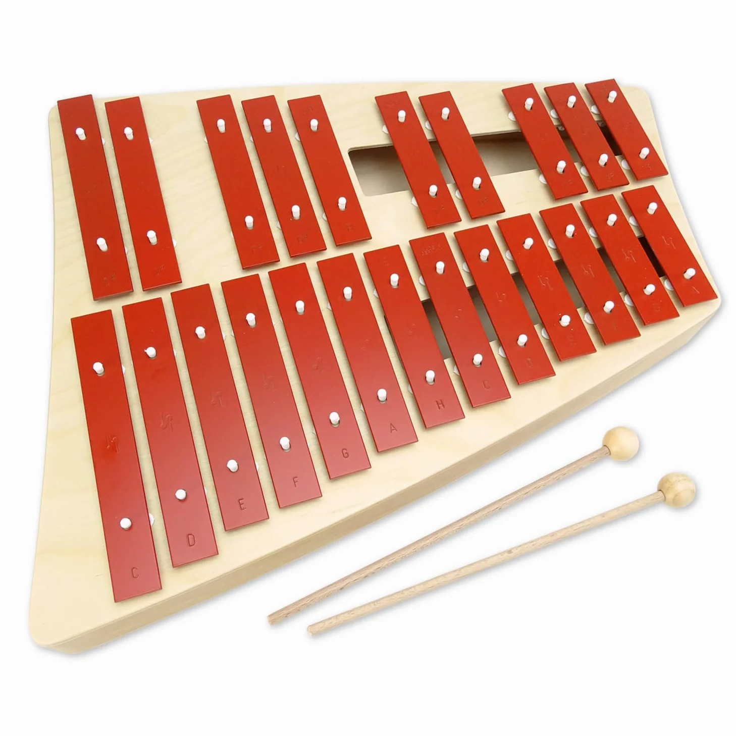 Sonor NG31 Alt Glockenspiel + keepdrum MB03 Tasche in Blau: Glockenspiel, 23 Töne, c2 bis b3, inkl. SCH 40 Schlägel, für Kinder, mit Tasche