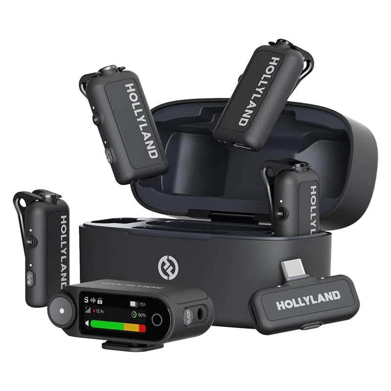 Hollyland Lark MAX 2 Combo 4-Person Version Wireless Microphone
