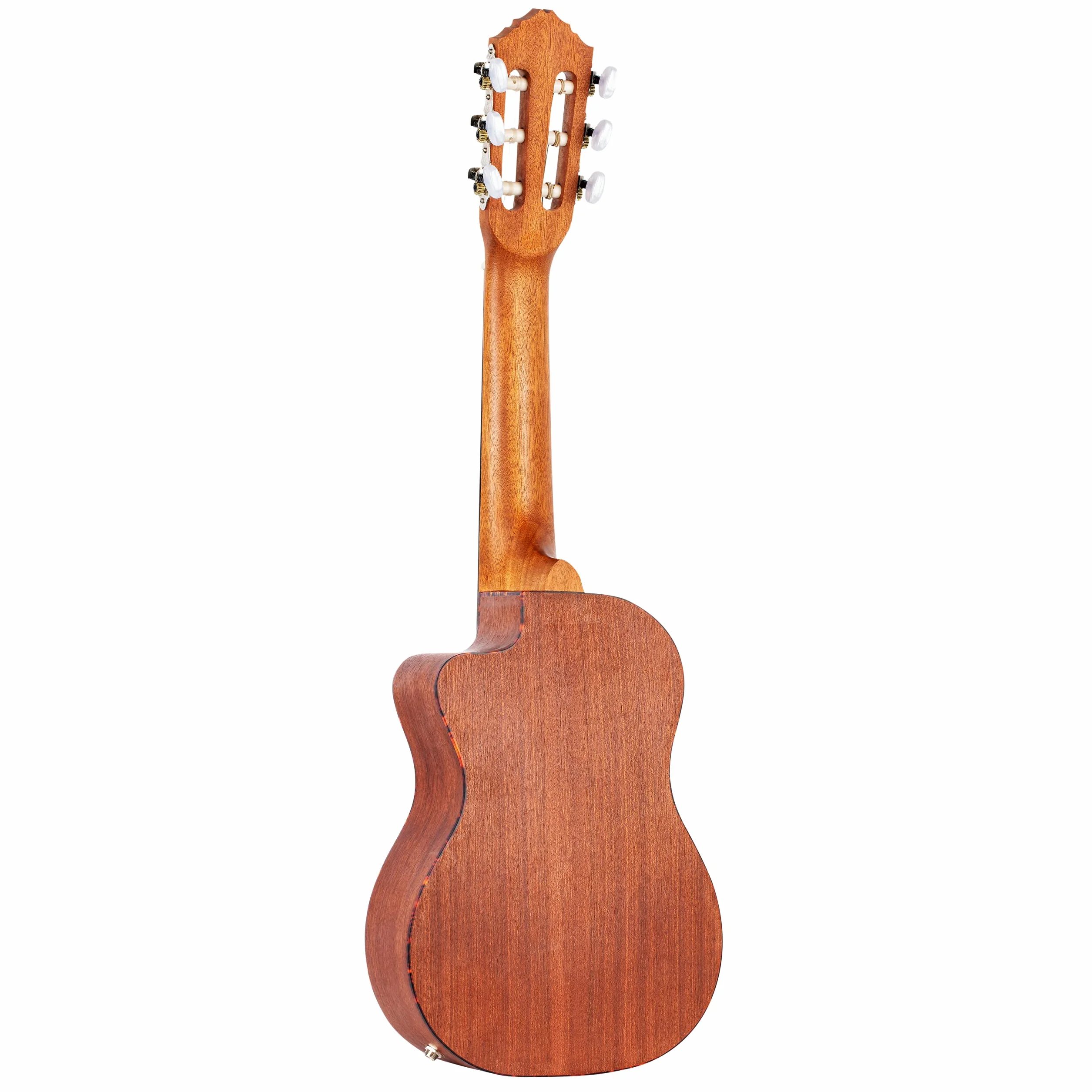 Ortega Guitars Reise Gitarre Elektro-Akustisch – Mini Travel Series – Fichte, Mahagoni, Natur (RGL5CE)