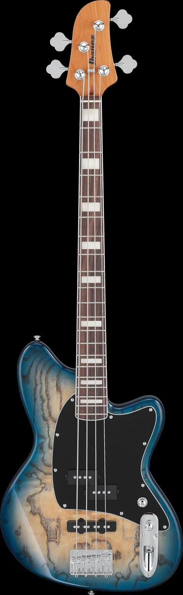 IBANEZ Talman Series 4-Saiten-Bassgitarre, Dynamix P+J Tonabnehmer, Cosmic Blue Starburst