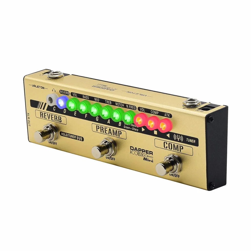 Valeton Dapper MES-4 Effektpedal für Akustikgitarre