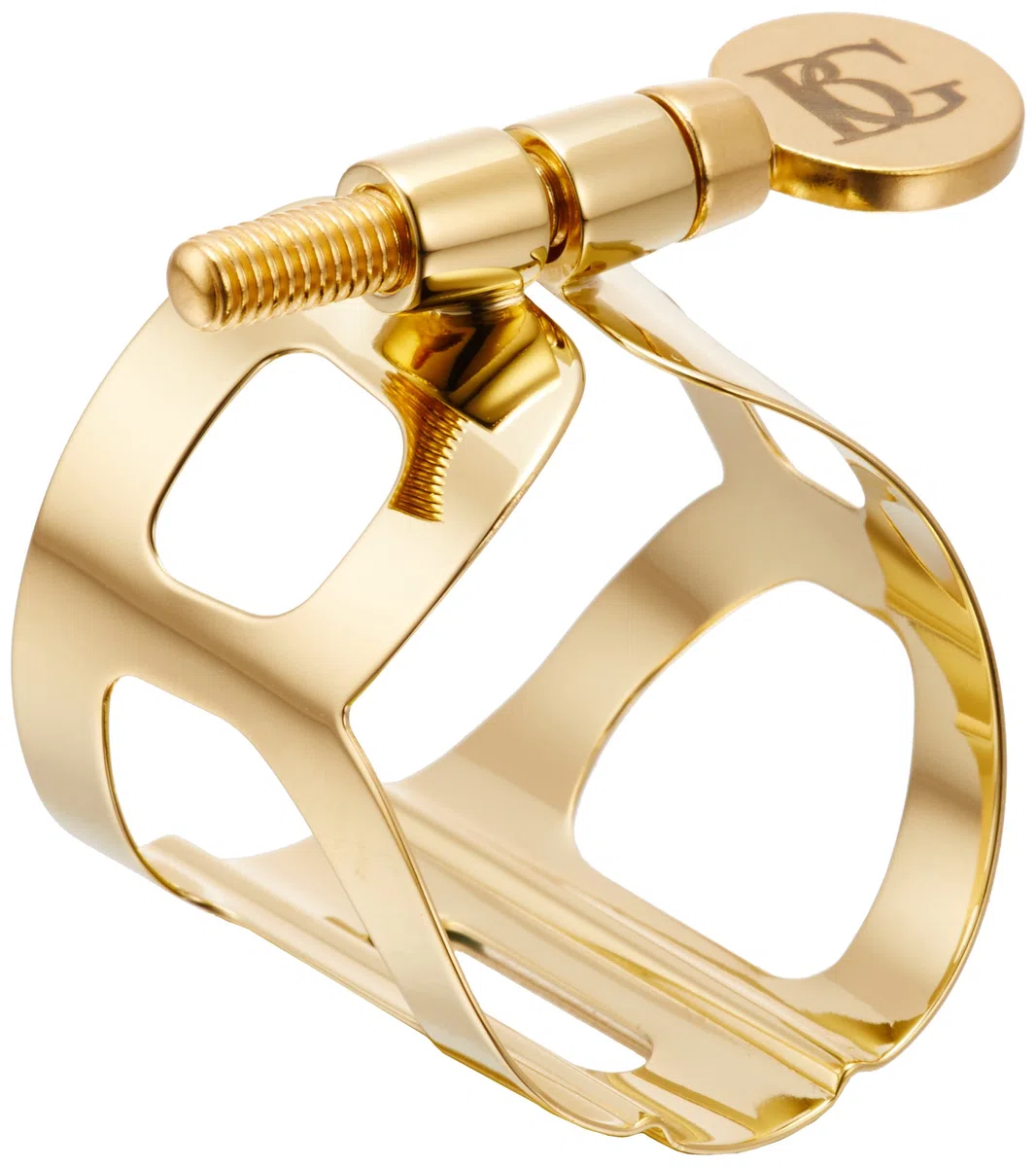 BG Ligatur Tradition goldfarben lackiert - Altsaxofon