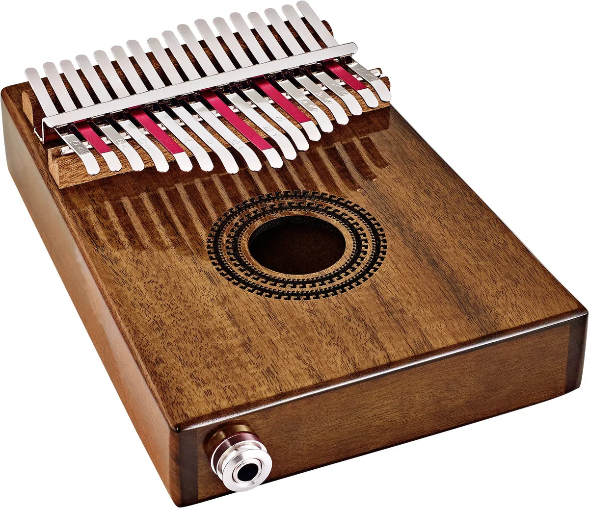 Sonic Energy Kalimba C-Dur 17 Töne Akazienholz Tonabnehmer