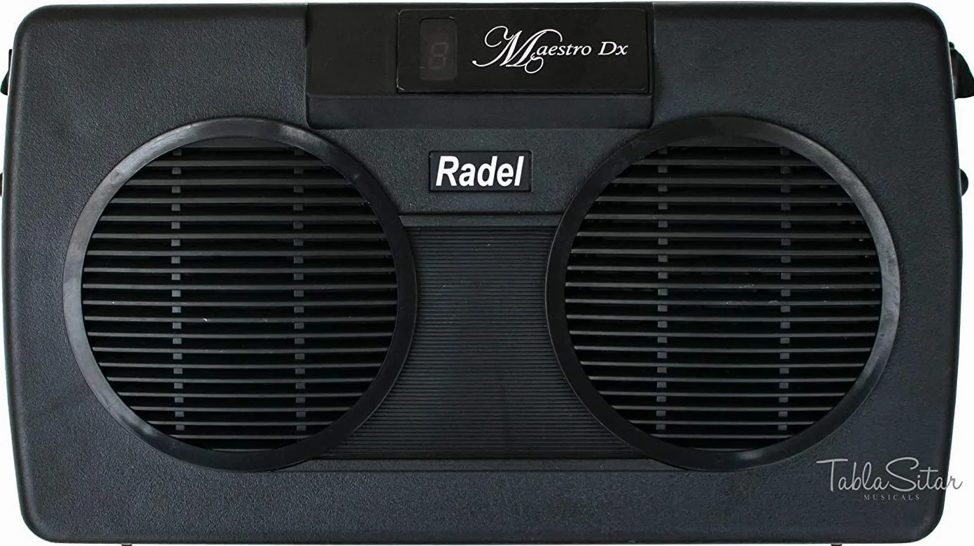 Radel Maestro DX Elektronische Tanpura Shruti Box Schwarz Saarang Digital Tanpura Box Tambura Sampler