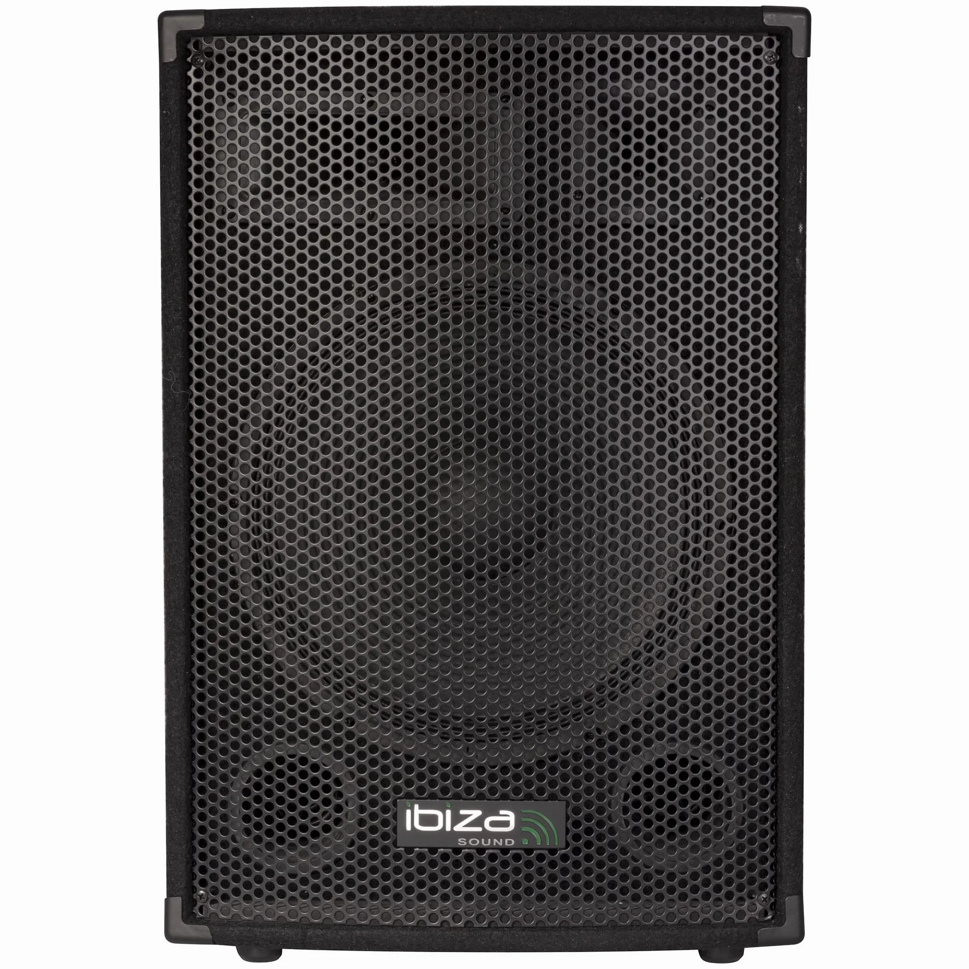 Ibiza - DISCO12B - 3-Wege passiver Trapezlautsprecher mit 12"/30cm Tieftöner - 600W - Schwarz