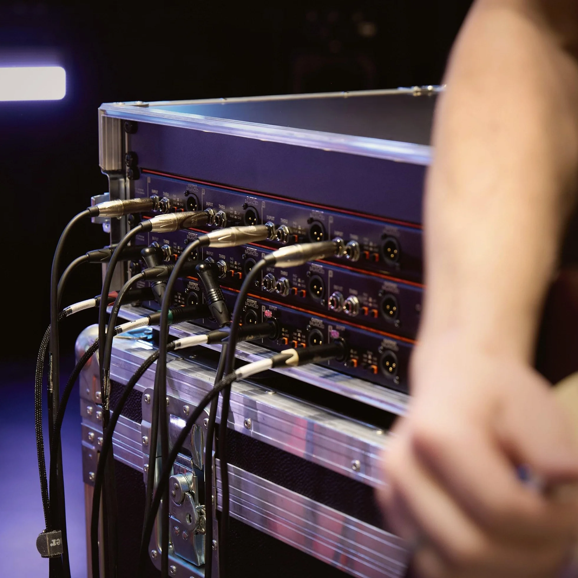 Palmer BRIDGE 4A+ 4-kanalige, aktive DI-Box/Line-Isolation-Box im 19"-Rackformat