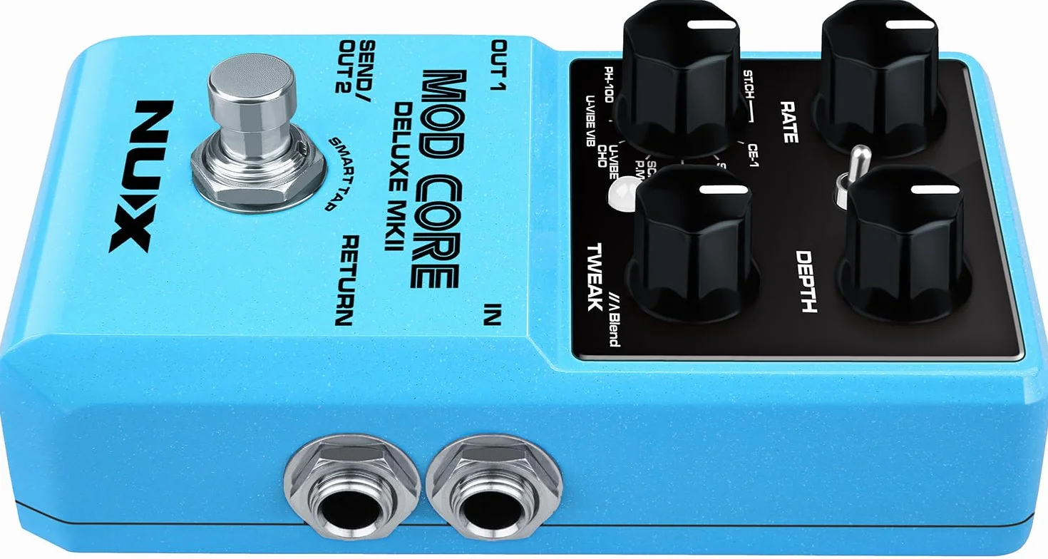 NU-X | Mod Core Deluxe mkII Pedal mit neuen Effektmodellen, Signal- und Routing-Optionen