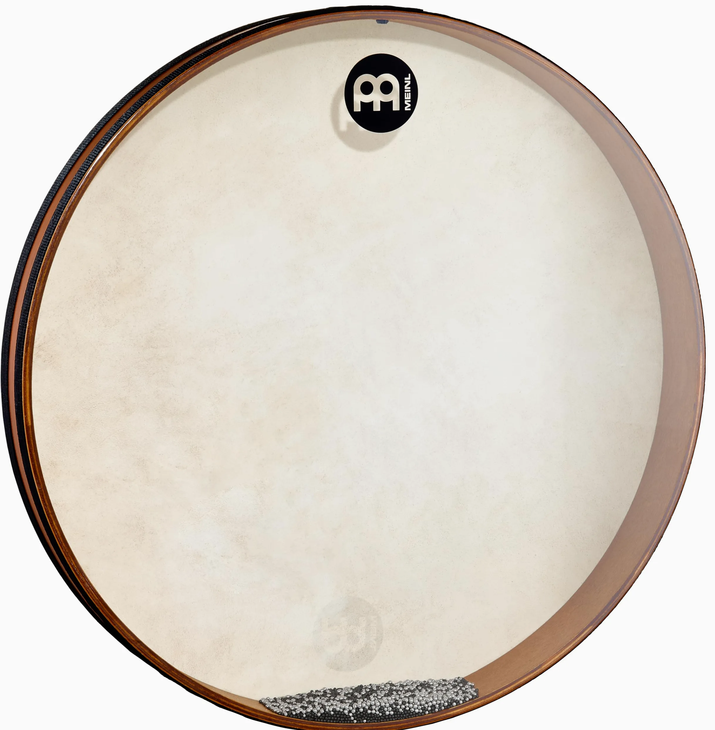 Meinl Percussion FD20SD Sea Drum, Frame Drum mit Kombination aus Ziegenfell und Kunststofffell, 50.8 cm (20 Zoll) Durchmesser, african brown