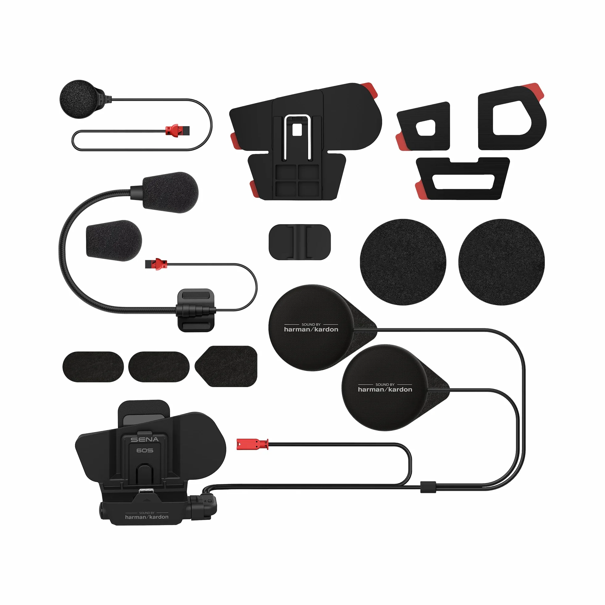 Sena 60S Helm-Klemmen-Kit mit universellem Mikrofon-Kit