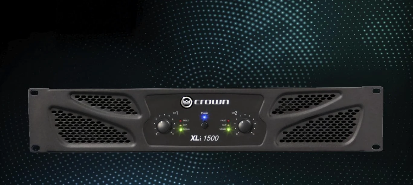 CROWN XLI1500 Verstärker, Schwarz